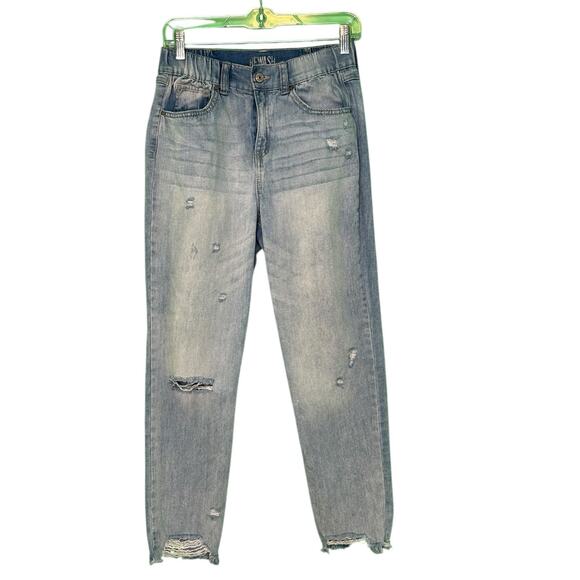 Rewash blue high waist distressed jeans size 28 - 7 - Picture 1 of 9